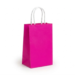 Brightwon Pink Fluorescent Paper Bags